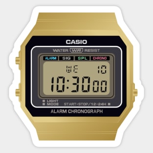 Gold Casio A700 Sticker